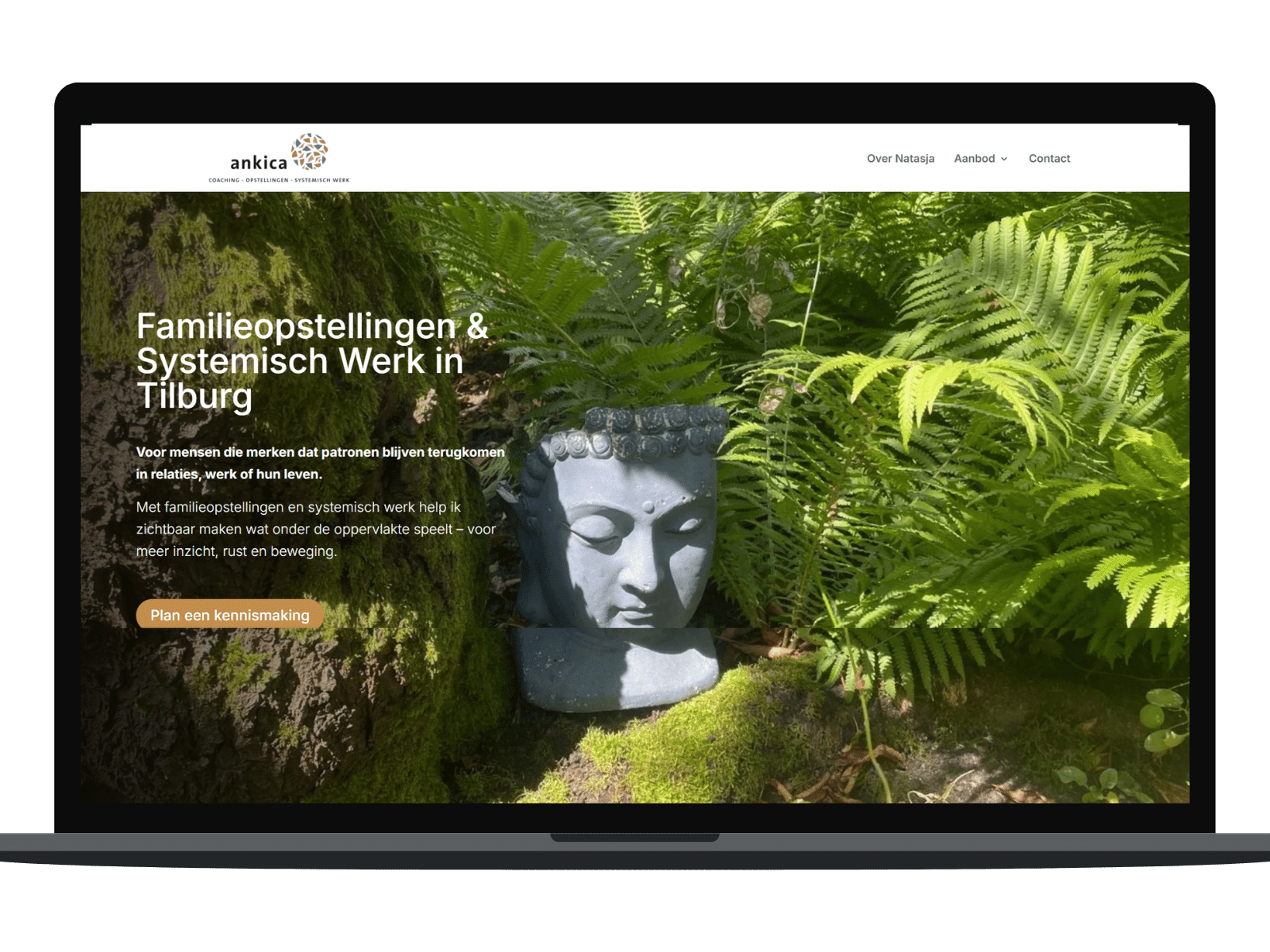 Website ontwerp Ankica – webdesign door Sissy Hamilton